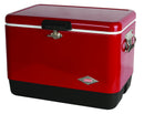 Coleman Vintage 54 Qt. Steel Belted Cooler, Red