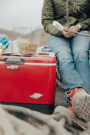 Coleman Vintage 54 Qt. Steel Belted Cooler, Red