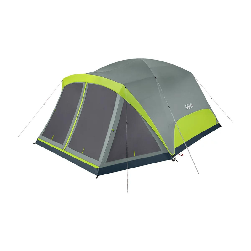 Coleman Skydome 8-Person Camping Tent With Screen Room, Rock Grey