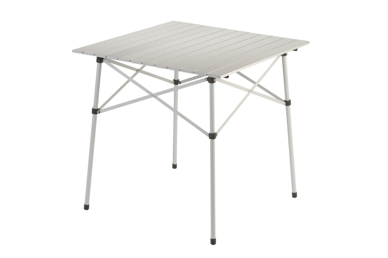 Coleman Compact Roll-Top Aluminum Adult Camping Table, Silver