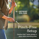 Coleman OASIS Lite 10 x 10 Canopy with Sun Wall, Black