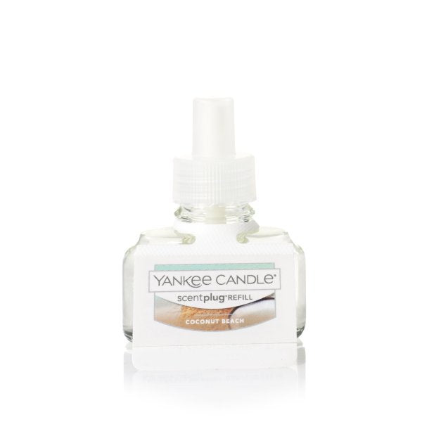 Yankee Candle Scent Plug Refill, Coconut Beach (Pack of 4)
