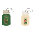 Yankee Candle Christmas Comforts Paper Car Jar, 3 Balsam & Cedar & 3 Christmas Cookie Variety Pack