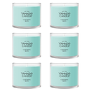Yankee Candle Signature Votive Mini Candle Jar, Catching Rays, Natural Soy Wax Blend Candle with Natural Fiber Wick, 1.3 OZ Glass Jar (Pack of 6)