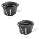 BRUTE 3-in-1 Flat Back Bucket, 2 Gallon, Pack of 2