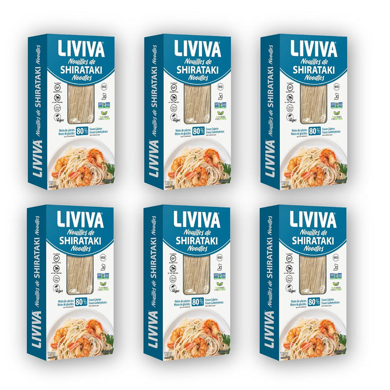 Liviva Dried Shirataki Noodle (6 Pack), 1 CT