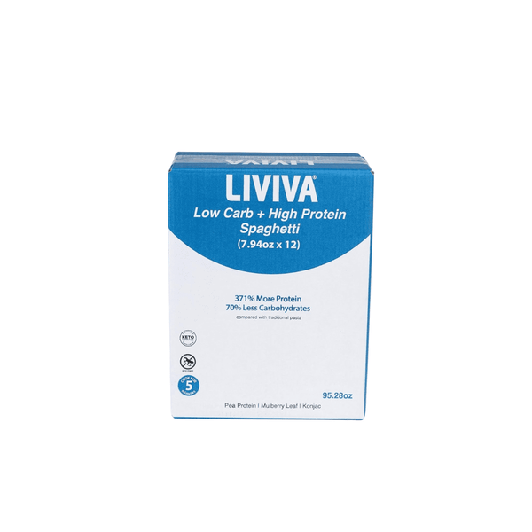 Liviva KETO Low Carb + High Protein Spaghetti Value Pack (12), 1 CT