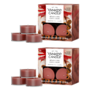 Yankee Candle Scented Tea Light Candles, Sparkling Cinnamon, 0.44 OZ, 12-Count, Pack of 2 (24 Candles Total)
