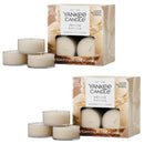 Yankee Candle Scented Tea Light Candles, French Vanilla, 0.44 OZ, 12-Count, Pack of 2 (24 Candles Total)