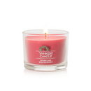 Yankee Candle Signature Votive Mini Candle Jar, Sparkling Winterberry Scent, Natural Soy Wax Blend Candle with Natural Fiber Wick, 1.3 OZ Glass Jar (Pack of 4)