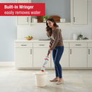 Rubbermaid Microfiber Twist Mop Kit with 2 Refills Kit Machine Washable Built-in Wringer Lightweight Safe for All Floor Types Deep Cleaning for Home/Bathroom/Garage/Office