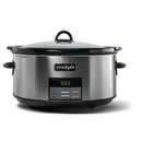 Crock-Pot Programmable 8-Quart Slow Cooker, Black Stainless Collection, 1 CT
