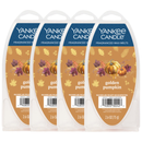 Yankee Candle Golden Pumpkin Fragranced Wax Melts, 6 Wax Spheres per Package, Pack of 4 (24 Cubes Total)