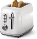 Oster Retro 2-Slice Toaster with Quick-Check Lever, Extra-Wide Slots, Impressions Collection, White, 1 CT