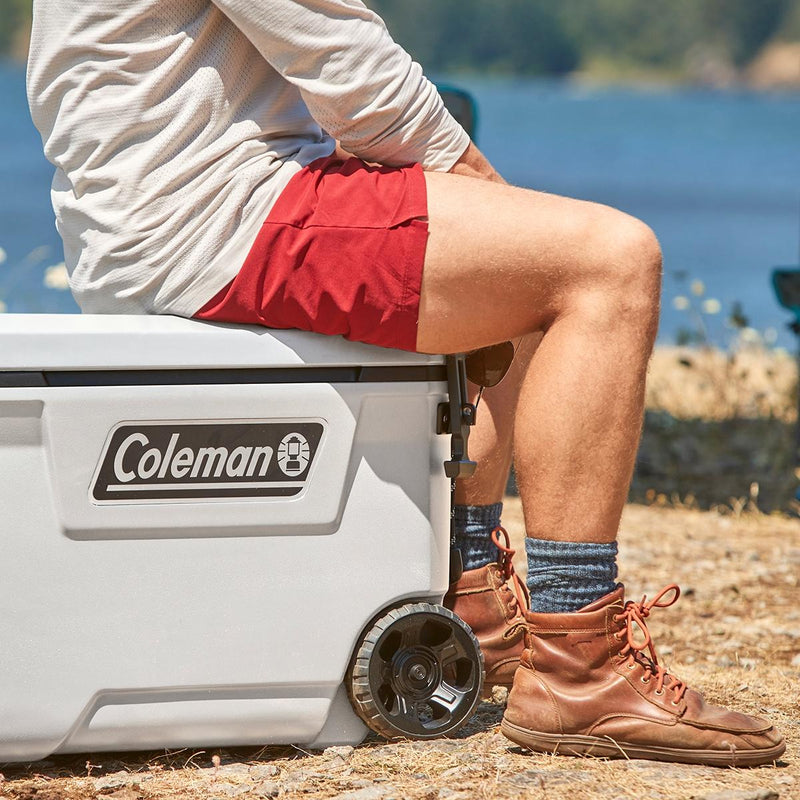 Coleman Convoy Series 65 Qt. Cooler With Wheels, White