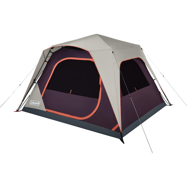 Coleman Skylodge 6-Person Instant Camping Tent, Blackberry