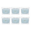 Yankee Candle Signature Votive Mini Candle Jar, Majestic Mt. Fuji Scent, Natural Soy Wax Blend Candle with Natural Fiber Wick, 1.3 OZ Glass Jar (Pack of 6)