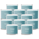 Yankee Candle Signature Votive Mini Candle Jar, Tree Farm Festival, Natural Soy Wax Blend Candle with Natural Fiber Wick, 1.3 OZ Glass Jar (Pack of 12)