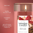 Yankee Candle Medium Pillar Scented Candle, Sparkling Cinnamon, 14.25 oz (2-Pack)