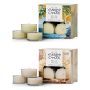 Yankee Candle Scented Tea Light Candles, Mediterranean Café (Sicilian Lemon & French Vanilla), 0.44 OZ, 12-Count, Pack of 2 (24 Total Candles)