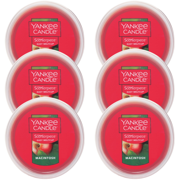 Yankee Candle Macintosh Scenterpiece Easy MeltCup (Pack of 6)