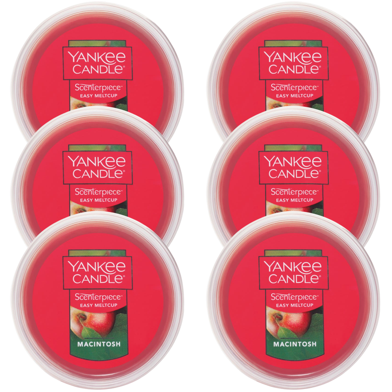 Yankee Candle Macintosh Scenterpiece Easy MeltCup (Pack of 6)