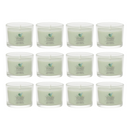 Yankee Candle Signature Votive Mini Candle Jar, Cucumber Mint Cooler Scent, Natural Soy Wax Blend Candle with Natural Fiber Wick, 1.3 OZ Glass Jar (Pack of 12)