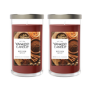 Yankee Candle Medium Pillar Scented Candle, Kitchen Spice, 14.25 oz, 2-Pack
