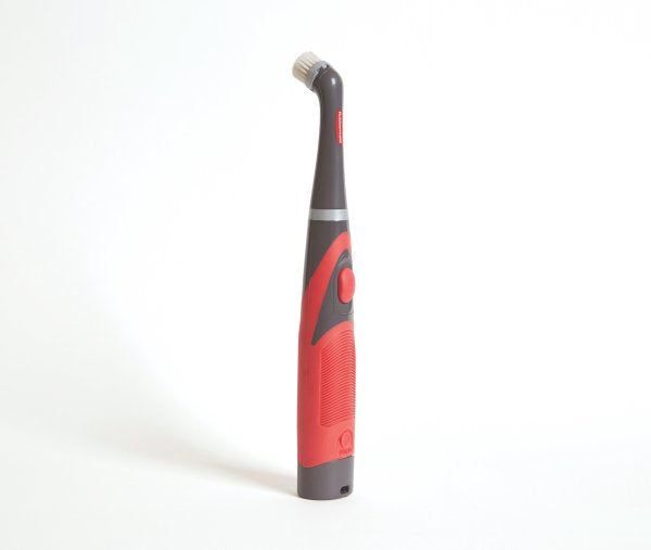 Rubbermaid Reveal Power Scrubber Attachable Soft Bristle & Velcro Head with 6 Microfiber Pads for Cordless Electric Battery Powered Scrub Brush Ideal for Shoes/Sneakers/Car Trim/Tires/Furniture