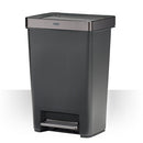 Rubbermaid Premier Series IV 12.4G Step-On Trash Can with Stainless Steel Lid