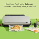 FoodSaver VS3130 Multi-Use Vacuum Sealing & Food Preservation System, Stainless Steel, with FoodSaver Bags, Rolls, and Bonus Items