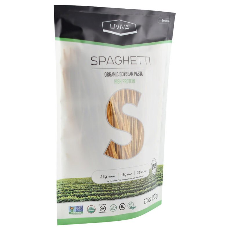 Liviva Organic Soybean Pasta, Spaghetti, 7.05 OZ (Pack of 1)