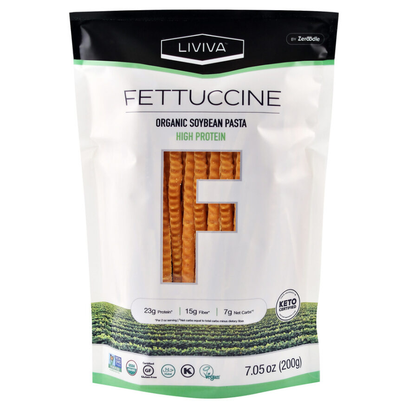 Liviva Organic Soybean Pasta, Fettuccine, 7.05 OZ (Pack of 1)