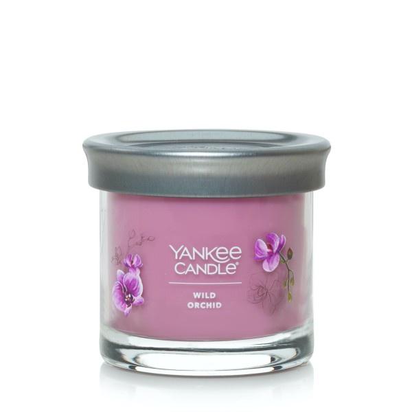 Yankee Candle Small Tumbler Scented Single Wick Jar Candle, Wild Orchid, Over 20 Hours of Burn Time, 4.3 Ounce (Pack of 4)