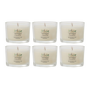 Yankee Candle Signature Votive Mini Candle Jar, Marshmallow Eggnog Scent, Natural Soy Wax Blend Candle with Natural Fiber Wick, 1.3 OZ Glass Jar (Pack of 6)