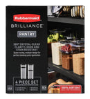 Rubbermaid Brilliance Pantry Food Storage Containers, 8 Piece + 20 Piece Set (28 pieces total)