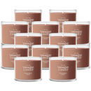 Yankee Candle Signature Votive Mini Candle Jar, Cinnamon Stick, Natural Soy Wax Blend Candle with Natural Fiber Wick, 1.3 OZ Glass Jar (Pack of 12)