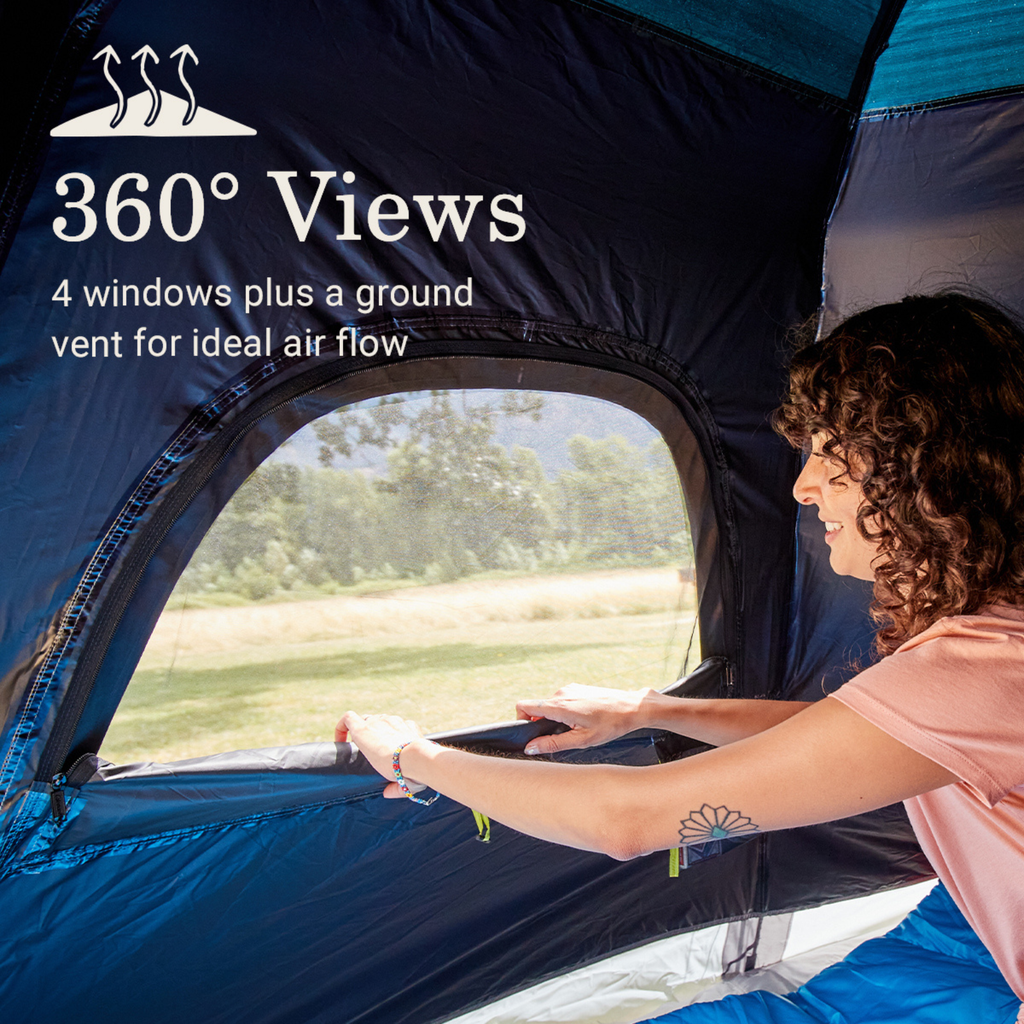 coleman dark room tent 4-person Coleman Camp Burst 4-Person Dark Room Camping Tent