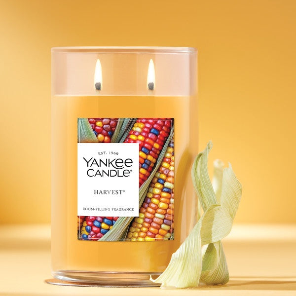 Yankee Candle Large Tumbler Scented Candle, Harvest, 20 oz