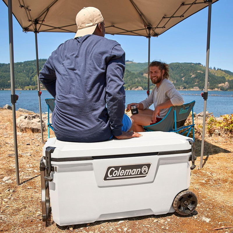 Coleman Convoy Series 100 Qt. Cooler With Wheels, White