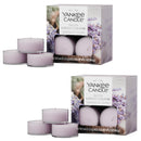 Yankee Candle Scented Tea Light Candles, Dried Lavender & Oak, 0.44 OZ, 12-Count, Pack of 2 (24 Candles Total)