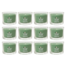 Yankee Candle Signature Votive Mini Candle Jar, Shimmering Christmas Tree Scent, Natural Soy Wax Blend Candle with Natural Fiber Wick, 1.3 OZ Glass Jar (Pack of 12)