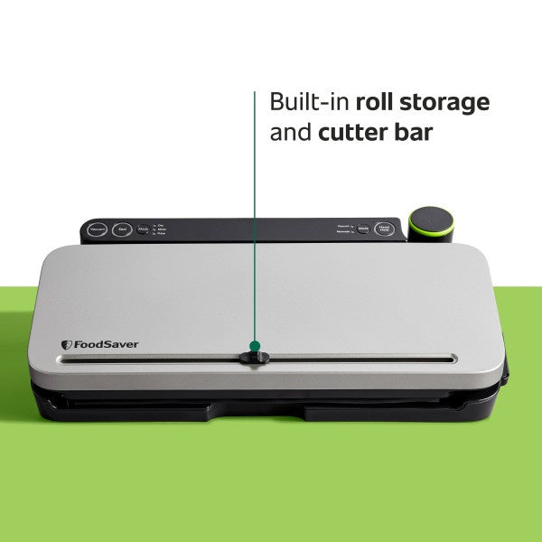 FoodSaver VS3130 Multi-Use Vacuum Sealing & Food Preservation System, Stainless Steel, with FoodSaver Bags, Rolls, and Bonus Items