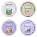 Yankee Candle Clean Cotton, Sage & Citrus, Lemon Lavender and Lilac Blossoms Scenterpiece Easy MeltCup Variety Pack