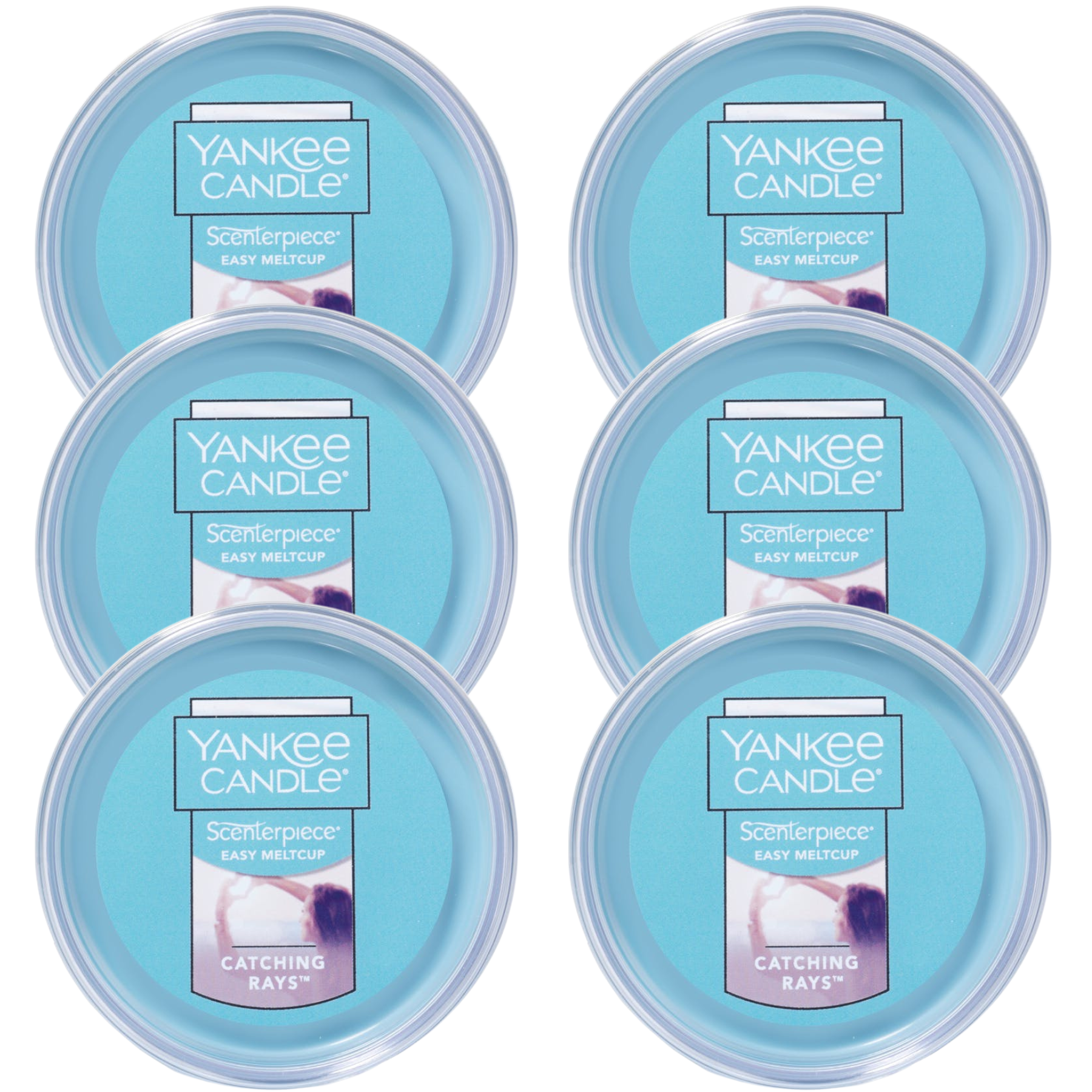 Yankee Candle Catching Rays Scenterpiece Easy MeltCup (Pack of 6)