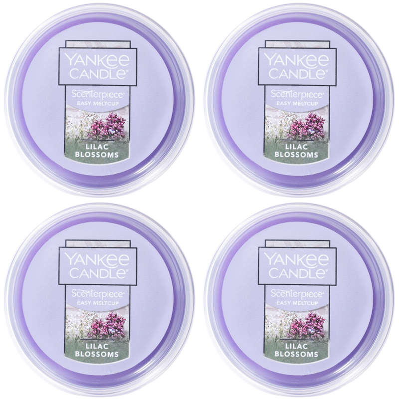 Yankee Candle Lilac Blossoms Scenterpiece Easy MeltCup (Pack of 4)