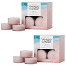 Yankee Candle Scented Tea Light Candles, Pink Sands, 0.44 OZ, 12-Count, Pack of 2 (24 Candles Total)