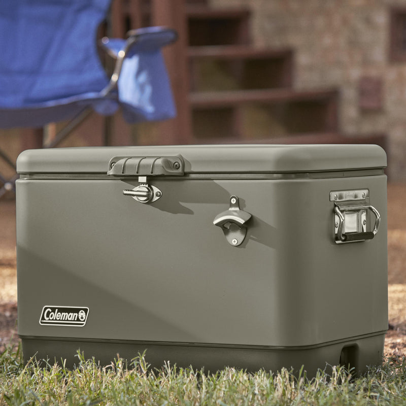 Coleman Reunion 54 Qt. Steel Belted Matte Cooler, Sage