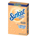 Sunkist Soda Peach Singles To Go Drink Mix, 0.74 OZ, 6 CT