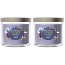 Yankee Candle Signature Small Tumbler Candle, Moonlit Woods, 4.3 Ounces (Pack of 2)